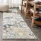 Jonathan Y Pebble Marbled Abstract Blue/Beige 2 ft. x 8 ft. Runner Rug CTP113B-28 - alternate 1