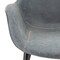 Leisuremod Markley Modern Leather Dining Arm Chair with Metal Legs, Peacock Blue EC26BU - alternate 7