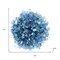 Homeroots Sky Blue Round Reflective Fire Pit Glass 479086 - alternate 5