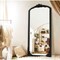 Homeroots 69" Black Wood Framed Standing Mirror 565133 - alternate 8