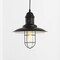Jonathan Y Deere 12" Adjustable Iron/Glass Cage Light LED Pendant, Black JYL9537A - alternate 11