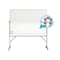 Ghent Reversible Magnetic Hygienic Porcelain Whiteboard with Aluminum Frame, 4'H x 8'W ARM4M448 - alternate 3