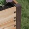 Miracle-Gro 4 x 4 x 1 ft Wrangler Brown/Cedar Wood Raised Garden Bed MGWRBG4410 - alternate 13