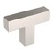 Amerock Intersect 1-15/16 inch (49mm) Length Satin Nickel Cabinet Knob, 25PK 25VMP37027G10 - alternate 1