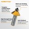 Powertec 45 Degree Chamfer Router Bit, 1-3/16 in. Cutting Diameter, 1/2 in. Shank, 1/2 in. Depth 73050N - alternate 5