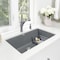 Blanco Precis Super Single Bowl, Metallic Gray 440148 - alternate 6