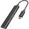 Sanoxy USB-C Type C to USB 3.0 4 Port Hub Splitter-Black PPT-203691739353-BK - alternate 2