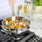 Martha Stewart Castelle 12 Inch Stainless Steel Everyday Pan with Steamer and Lid 130028.03 - alternate 8