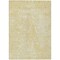 Homeroots 9' X 12' Wheat Gold And Ivory Geometric Washable Indoor Outdoor Area Rug 577611 - alternate 8