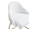 Manhattan Comfort Gracie Barstool in White and Gold - Set of 2 2-BS022-GWH - alternate 9