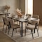 Leisuremod Teres Leather Dining Chair, Steel Legs & Poplar Wood Core TC19LTP - alternate 8