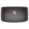 Blanco Valea Super Single Bowl, Cinder 441611 - alternate 1