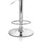 Elama 2 Piece Faux Leather Adjustable Bar Stool in White with Chrome Base ELM-723-WHT - alternate 10