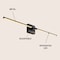 Jonathan Y McKenna 32" Modern Minimalist Dimmable Integrated LED Metal Wall Sconce, Black JYL7040C - alternate 12