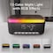 Alpha Digital Bluetooth Stereo Speaker- 10W, Alarm Clock, Charging, Light -Black S300-BK - alternate 8