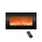 Northwest 30in Wall Mounted Electric Fireplace 13 Backlight Colors and Remote Control 80-BL31-2001 - alternate 9
