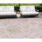 Homeroots 9' X 12' Pink Blush And Artichoke Green Floral Washable Indoor Outdoor Area Rug 589492 - alternate 1
