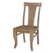 Homeroots Set of Two Brown Solid Wood Slat Back Dining Side Chairs 565292 - alternate 9