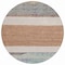 Homeroots 8' Brown Ivory And Blue Round Abstract Washable Indoor Outdoor Area Rug 615274 - alternate 5