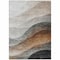 Homeroots 9' X 12' Khaki Black And Terra Cotta Abstract Washable Indoor Outdoor Area Rug 605829 - alternate 7