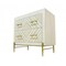 Homeroots 28" White Solid Wood Two Drawer Nightstand 488774 - alternate 1