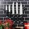Oster Bridgewall 7 Piece Magnetic Wall Mounted Stainless Steel Cutlery Set in Black 138451.07 - alternate 5