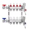 Vevor 4-Branch Radiant Heat Manifold 1/2 in PEX Tubing Floor Heating Manifold Set 7012-25-04-00-NPT - alternate 1