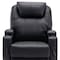 Homeroots 33" Black Power Heated Massage Lift Assist Recliner 520899 - alternate 4
