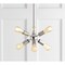 Jonathan Y Jobs 17.5" Sputnik Metal LED Chandelier, Nickel JYL9524A - alternate 9