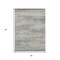 Homeroots 3' X 5' Linen And Beige Abstract Washable Indoor Outdoor Area Rug 631113 - alternate 5