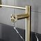 Kingston Brass Deck Mount Pot Filler Faucet with Knurled Handle, Brushed Brass KS4707RKX - alternate 5