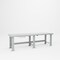 Pucel Steel Top Hydraulic Bench, 28 in W x 96 in L x 28 in D x 29 in-41 in H, Light Blue HBS-2896-E12 - alternate 1