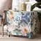 Baxton Studio Adeline End Table with Printed Nature Motif - 3-Drawer Storage Cabinet with Gold Knobs 267-14621-ZORO - alternate 9