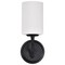 Nuvo Liam, 1 Light Vanity, Matte Black, White Opal Glass 60/8211 - alternate 7