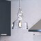 Vaxcel Beloit Satin Nickel Farmhouse Mini Pendant Ceiling Light Clear Glass P0272 - alternate 7