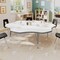 Flash Furniture Wren 60 in Flower Adjustable Height Activity Table, Thermal Laminate Top, Short Legs, White XU-A60-FLR-WHT-T-P-GG - alternate 8