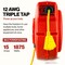 Reelworks cabel reel with 12AWGX3C, SJT 65ft yellow cord line, S3 Triple outlet CR625201S3A - alternate 6