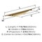 Amerock Current 5-1/16 inch (128mm) Center-to-Center Champagne Bronze Cabinet Pull, 25PK 25VMP37212CZ - alternate 3