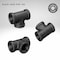 Ironwerks Designs 1/2" Iron Pipe Tee Fitting, 10PK IW-TEE-1/2-10 - alternate 6
