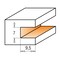Cmt 3-FLUTE SLOT CUTTER FOR STRIPLOX MINI D=1-7/8inx9/32in S=1/4in 823.371.11A - alternate 3