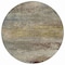 Homeroots 8' Taupe Brown And Gold Round Abstract Washable Indoor Outdoor Area Rug 630863 - alternate 5