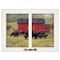 Homeroots By the Red Barn Herd of Angus 1 White Framed Print Wall Art 406241 - alternate 1