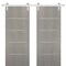 Sartodoors Sliding Double Barn Doors with Hardware, Planum 0020 Grey Oak, 13FT Rail Hangers Sturdy Set, Modern PLANUM0020DB-S-SD-72 x 80 (2* 36x80) - alternate 1