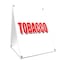 Signmission Tobacco, 36 Inch x 24 Inch A-frame Yard Sign, Plastic Sign SBC-2436-Tobacco - alternate 1
