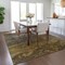 Homeroots 9' X 12' Brown Taupe And Chocolate Abstract Washable Indoor Outdoor Area Rug 577827 - alternate 8