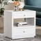 Bali & Pari Kai Grasscloth End Table with Two Drawers 266-14552-ZORO - alternate 7