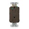 Leviton Lev-Lok GFCI 15A HG/PI Brown MGFN1-HG - alternate 1