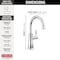 Delta Other: Traditional Beverage Faucet 1960-DST - alternate 3