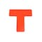 Safetytac SafetyTac Tfts (Rounded) - Orange, 40-Pack, 4in x 4in x 1in STT406 - alternate 1