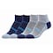 Railroad Sock Unisex Outdoor Quarter Socks, Wool/Nylon/Spandex, Grey/Blue, 5-10 W; 4-7.5 M, 2 PK OD291QUBL - alternate 5